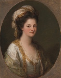 Portret van een vrouw, traditioneel geïdentificeerd als Lady Hervey